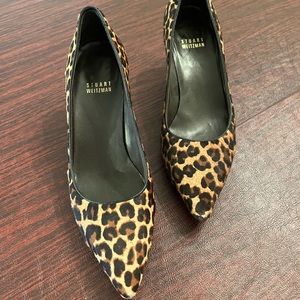 Stuart Weizmann Animal Print Pumps